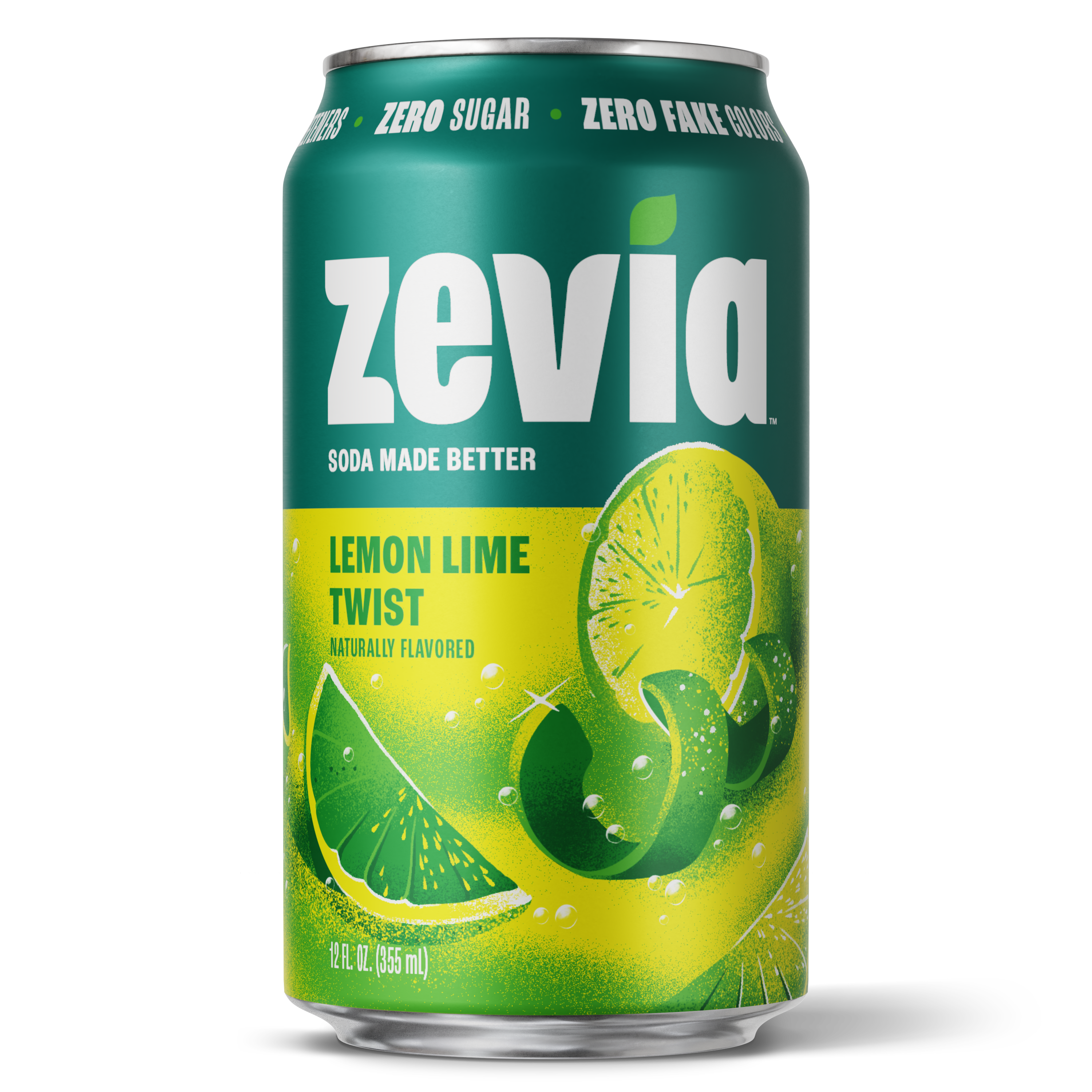 Zevia Lemon Lime Twist can