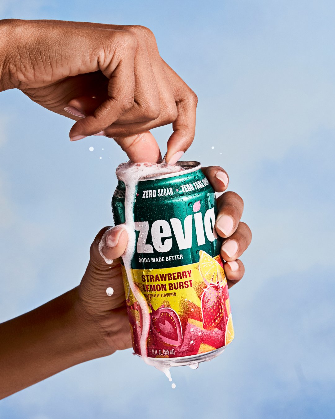 Zevia cans social photo