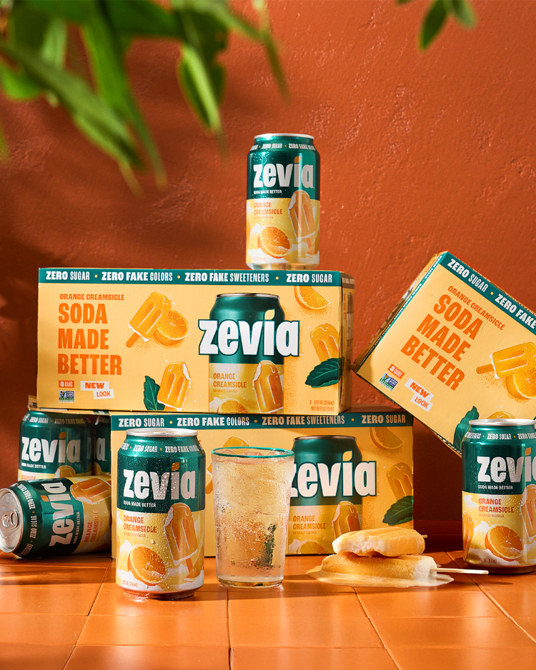 Zevia product lifestyle tile
